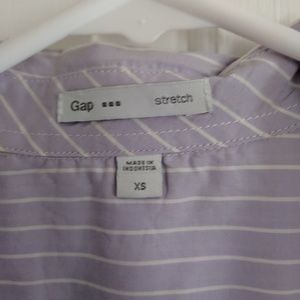 Gap XS Womens Stretch Blouse Striped